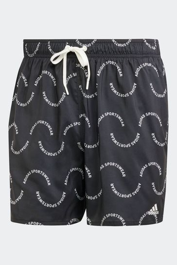 Black adidas swim shorts store
