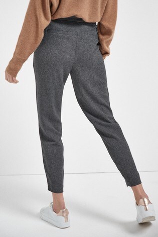 tapered grey joggers