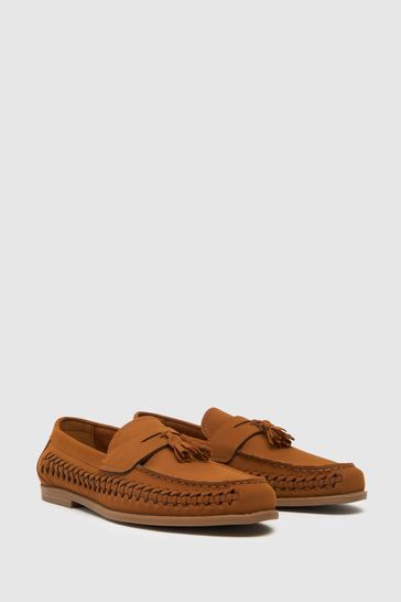 Buy Schuh Reign Woven Loafers from Next Singapore