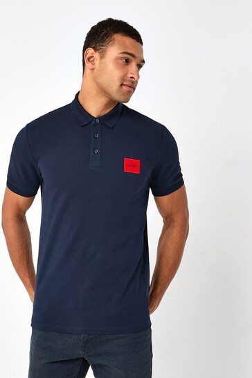 HUGO Blue Dereso Polo Shirt