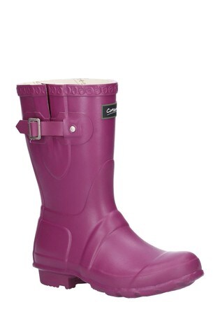 Cotswold Pink Windsor Short Wellington Boots