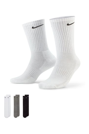 Nike Everyday 3 Pack Cushioned Training Crew Socks