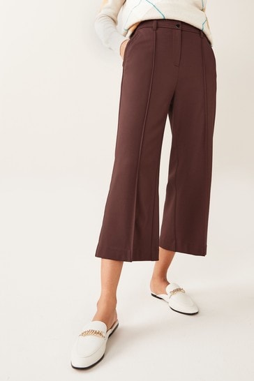 Chocolate Brown Ponte Culottes