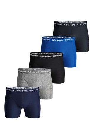 Bjorn Borg Essential Blue Underwear Five Pack