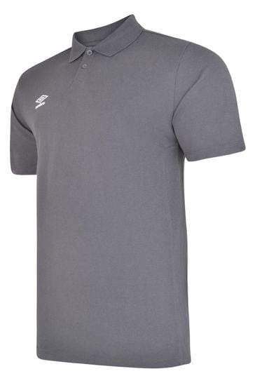 Umbro Grey Club Essential Polo Shirt