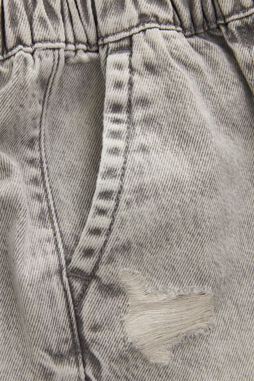 Light Grey Denim Joggers 3 16yrs