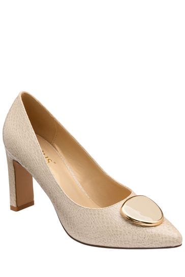 Lotus Natural Rectangular Heel Court Shoes