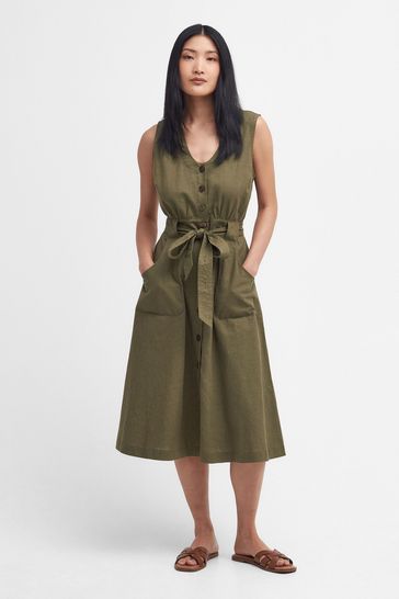 Barbour dress Green top