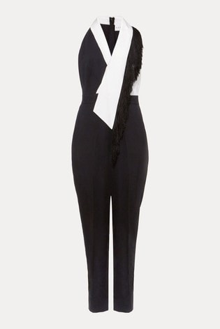 damsel in a dress tuxedo jumpsuit