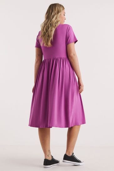 Simply be online purple dress