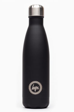 Hype. Black Metal Reusable Bottle