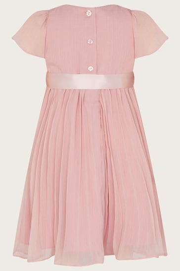 Monsoon pink sequin dress 2025