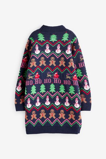 Buy Navy Blue Gingerbread Matching Family Older Girls Jumper Dress 3 16yrs from Next Lithuania