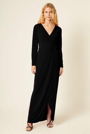 french connection black maxi dress