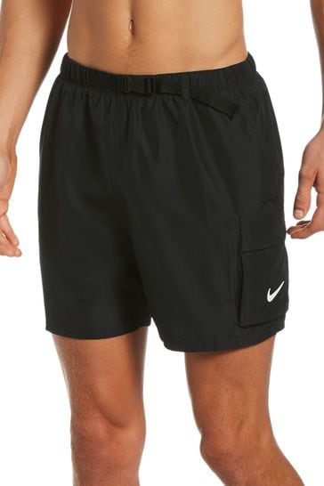 Buy Nike Black 5 Inch Valley Side Pocket Swim Shorts from Next Luxembourg