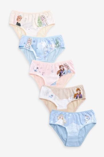 Buy Blue /Pink 5 Pack Frozen Briefs (1.5-8yrs) from the Next UK online shop