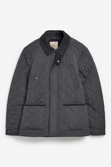 Cord collar jacket shop