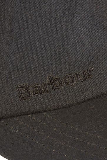 Barbour wax sports cap olive clearance