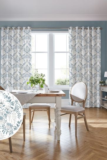 Buy Laura Ashley Parterre Off White Seaspray Made to Measure Curtains ...