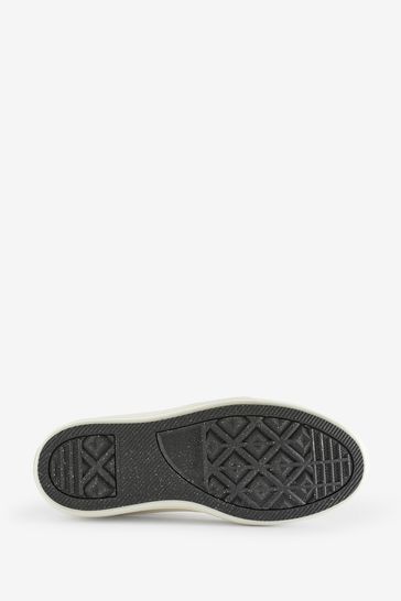Silver leather converse uk discount