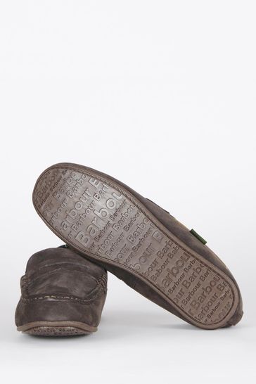Barbour slippers mens Brown new arrivals