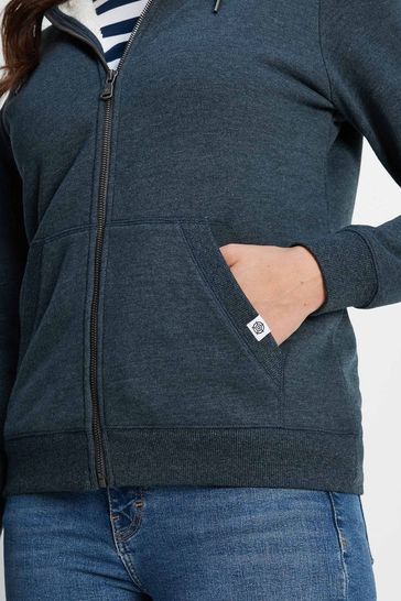 Tog24 Blue Finch Womens Sherpa Lined Hoodie