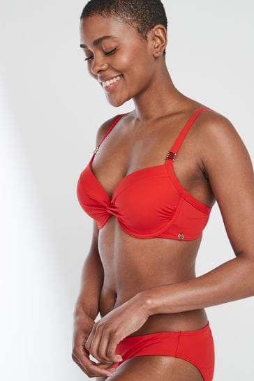 Womens red bikini top cheap