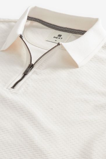 Tシャツ・カットソー Kiton SS25 Short-sleeved polo-zip (UMKX33Z40C00Y WHITE) Kiton Icon Yellow Cotton Polo | IsuiT