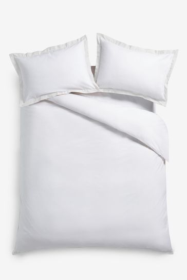 White shop oxford pillowcase