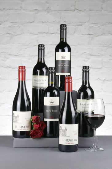 Le Bon Vin Set of 6 Relaxing Reds Wine Selection