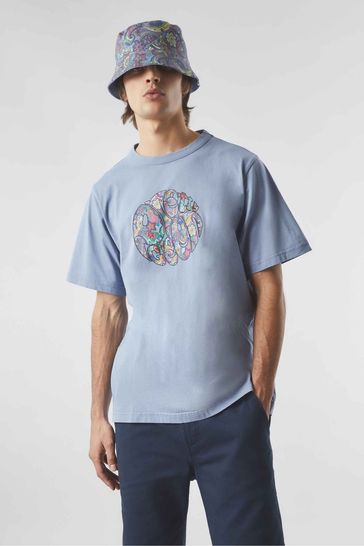 Pretty Green Mystic Paisley Logo T-Shirt