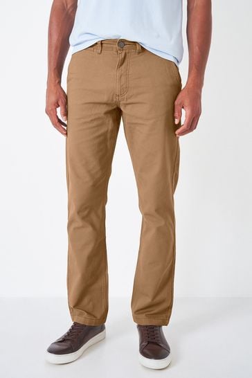 Tan Vintage Tailored Chinos 