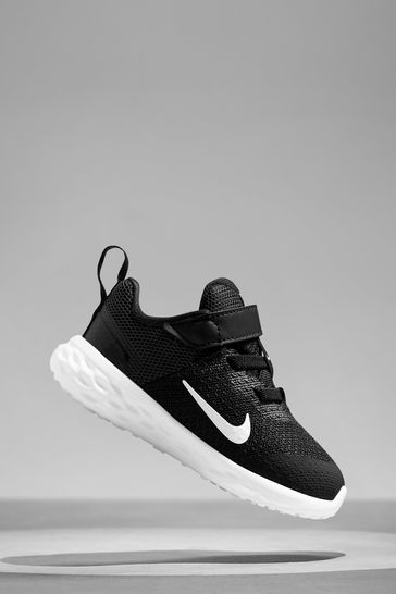 Nike Black/White Revolution 6 Infant Trainers