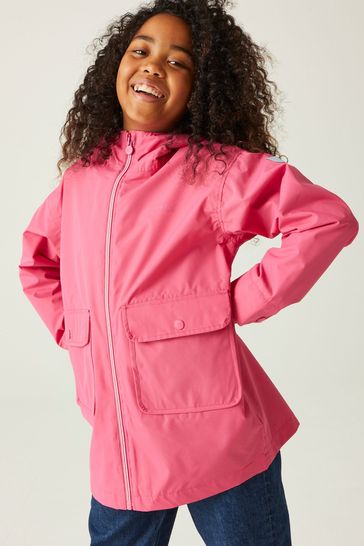 Regatta Pink Girls Beylina Waterproof Jacket