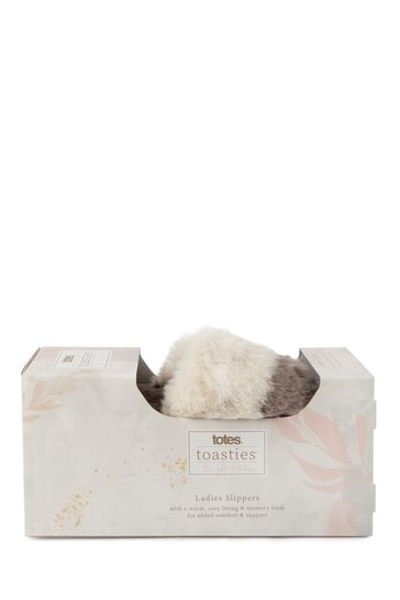 Totes toasties shop faux fur slides