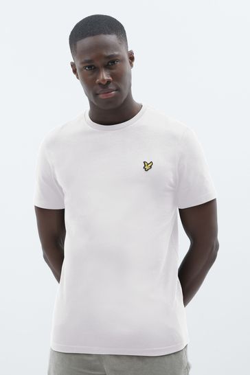 Buy Lyle Scott White Crew Neck 100 Cotton T Shirt from Next Kuwait