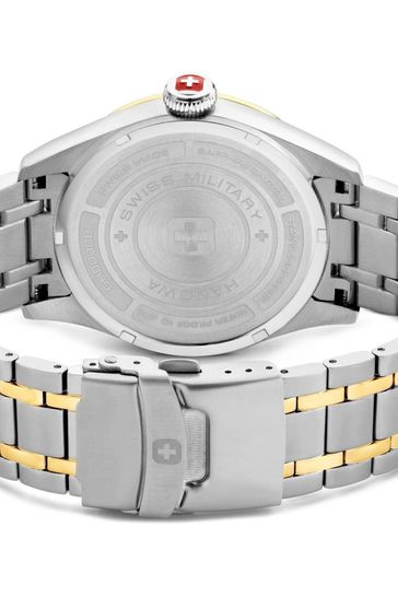 Buy Swiss Military Gents Silver Tone Hanowa Thunderbolt Watch from