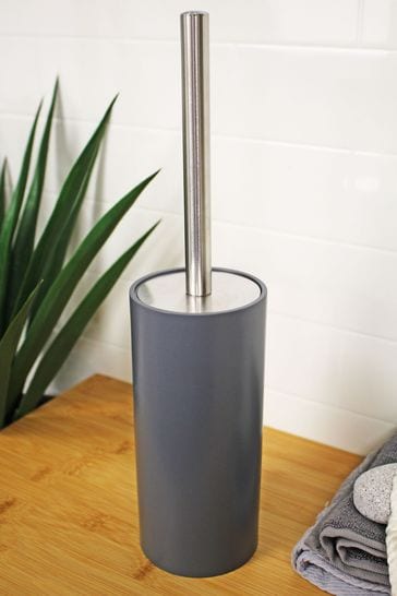 Showerdrape Grey Alto Toilet Brush Holder