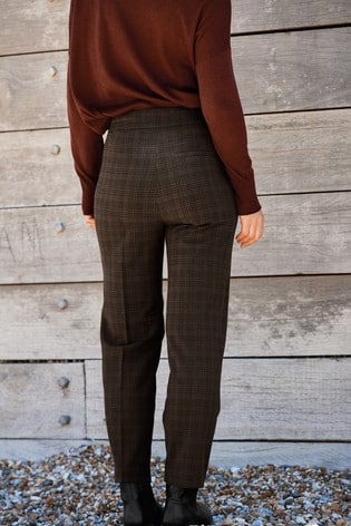 Buy Emma Willis Check Straight Trousers 