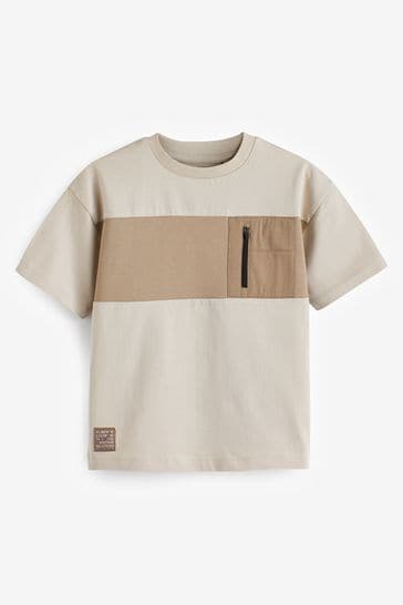 Stone Short Sleeve Utility T-Shirt (3-16yrs)