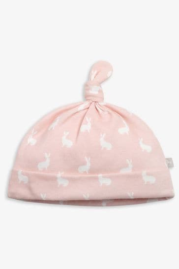 The Little Tailor Baby Easter Bunny Print Soft Jersey Hat