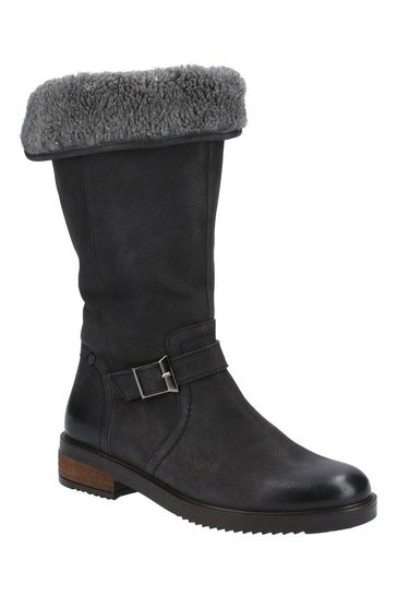 Hush puppies fur lined boots online