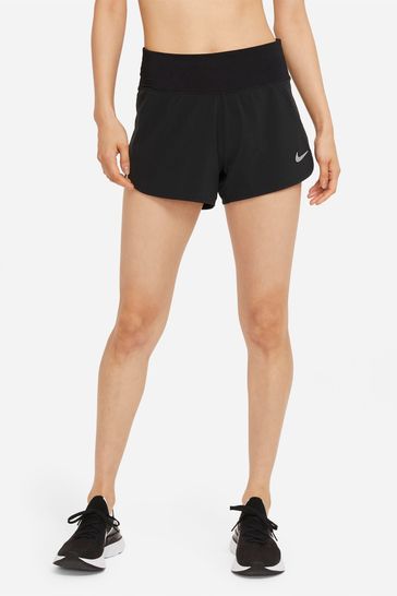 Nike Black Eclipse 3 Inch Running Shorts