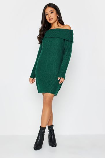 Buy PixieGirl Petite Bardot Tunic Jumper Dress Next
