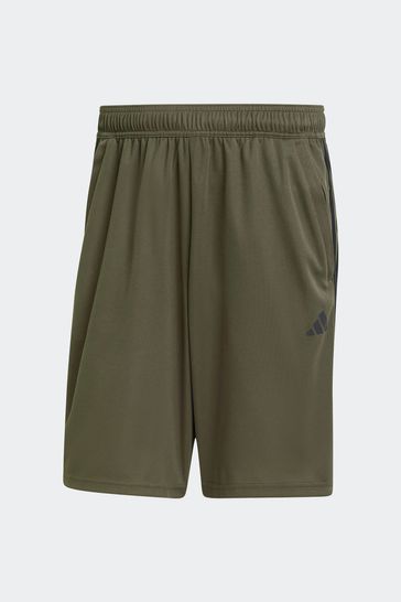 Buy adidas Dark Green Train Essentials 3 Stripe Shorts from Next Bahrain