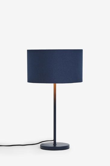 Small navy deals table lamp