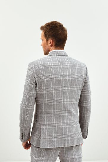 Grey checkered on sale jacket