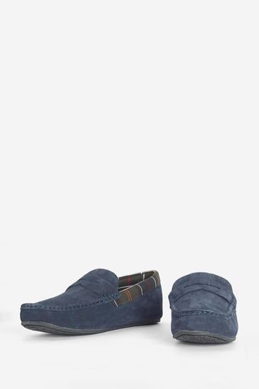 Navy barbour slippers online
