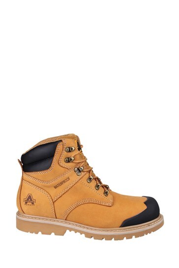 Amblers Safety Yellow Honey FS226 Goodyear Welted Waterproof Industrial Safety Boots