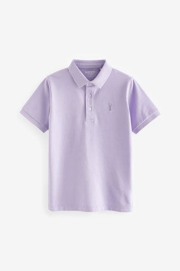 Lilac Short Sleeve Polo Shirt (3-16yrs)